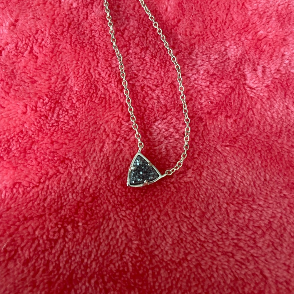 Kendra Scott gold Druzy necklace - Picture 2 of 2